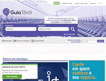 Tablet Screenshot of guiatextil.com